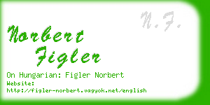 norbert figler business card
